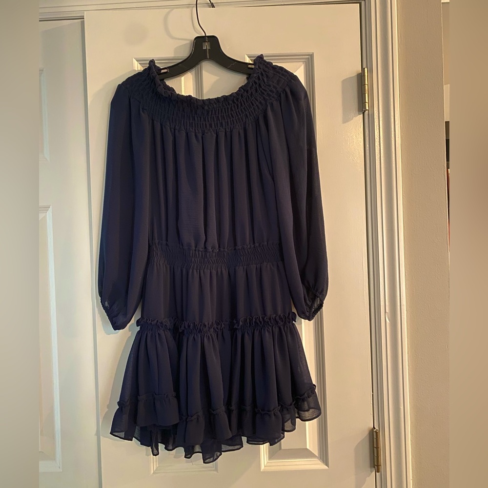 Misa Los Angeles Off the Shoulder Dress XS